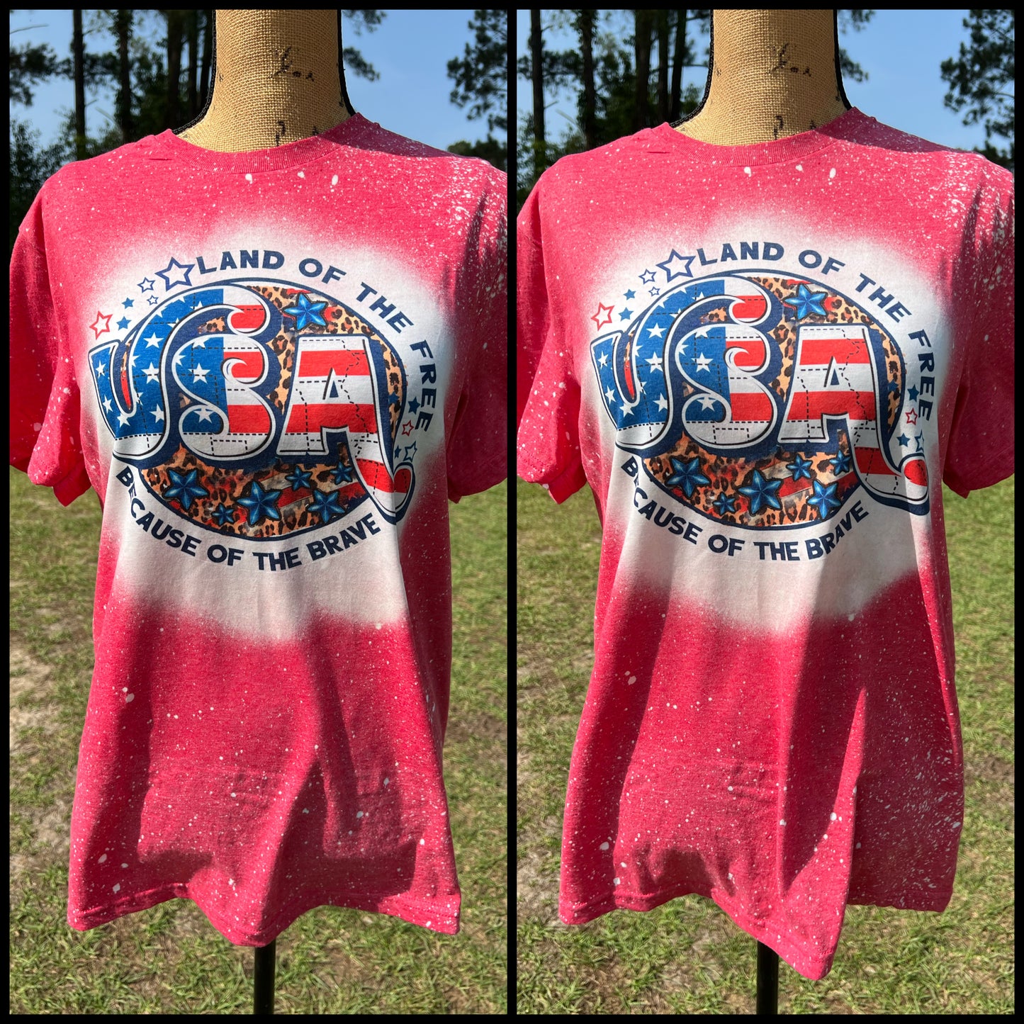 Land Of The Free Because Of The Brave -USA- BLEACHED