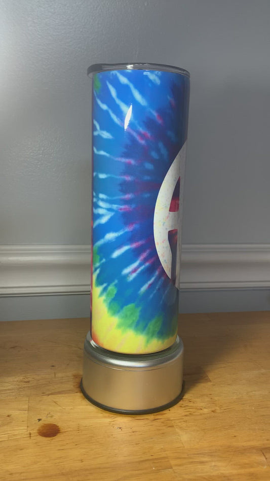 Tiedye Monogram Tumbler