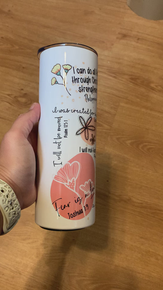Bible Affirmations Tumbler