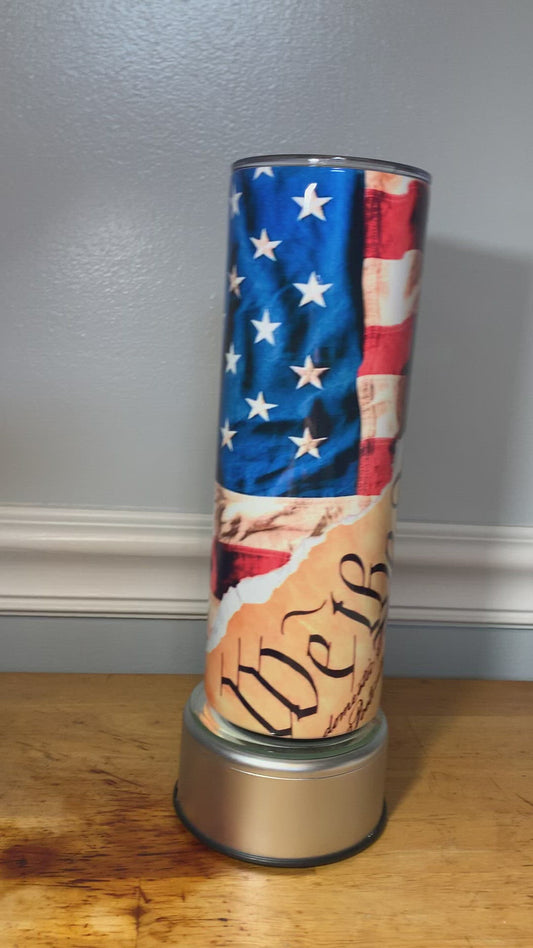 We The People Flag Tumbler