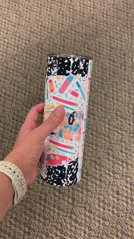 Teacher Composition Notebook Tumbler