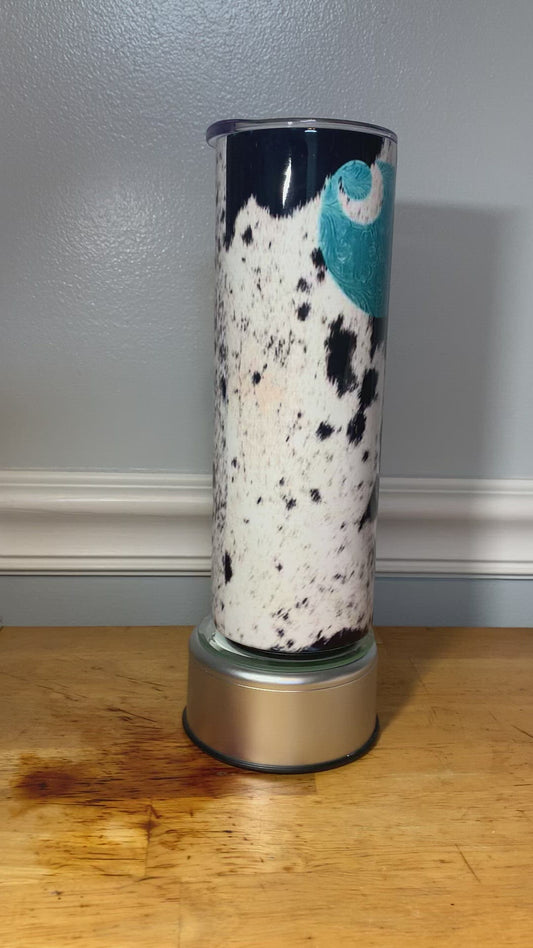 Cow Print Carhartt Tumbler