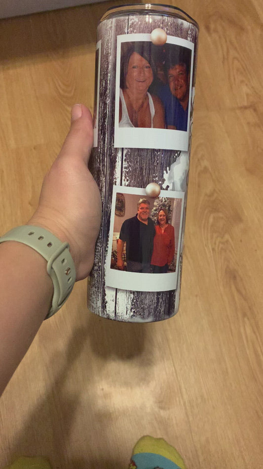 Your Wings Were Ready But Our Hearts Were Not Photo Tumbler