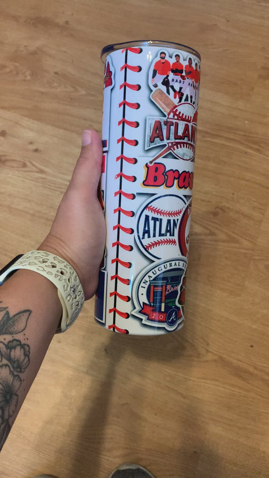 Braves Logos Tumbler
