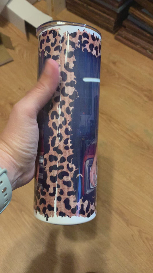 Morgan Wallen Leopard Tumbler