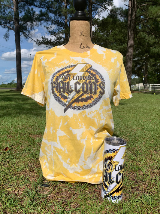 EL Falcons - Lightning Bolt - BLEACHED
