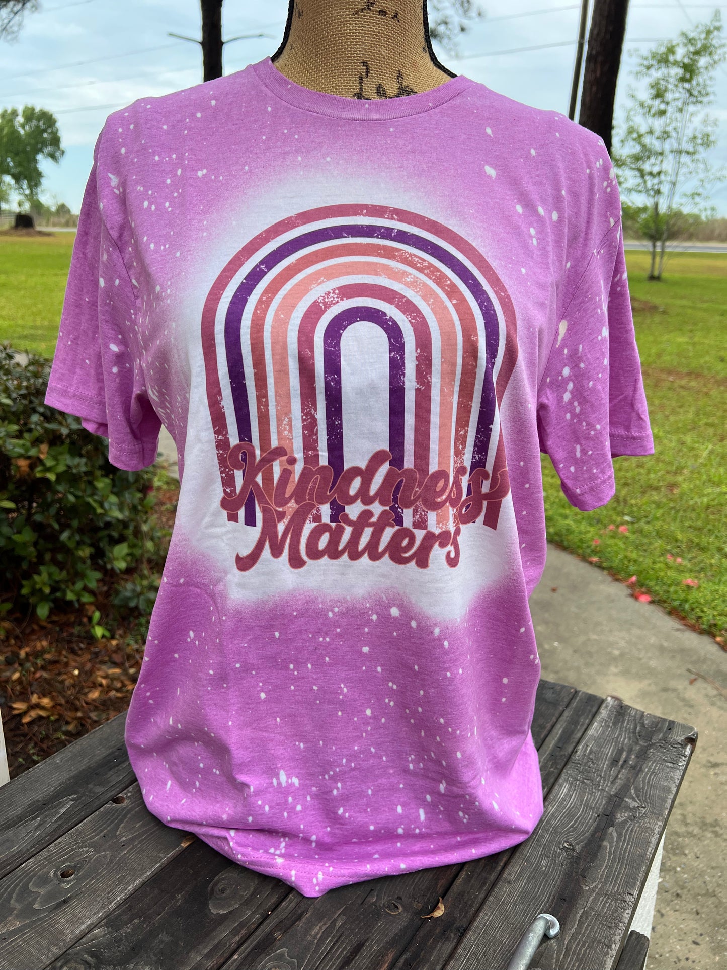 Kindness Matters Rainbow BLEACHED