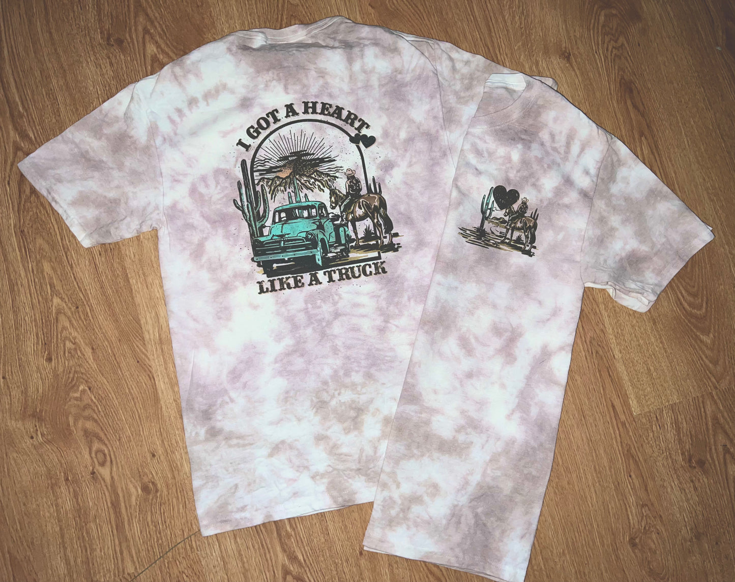 I Got A Heart Like A Truck Dyed Tee