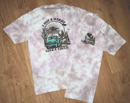 I Got A Heart Like A Truck Dyed Tee