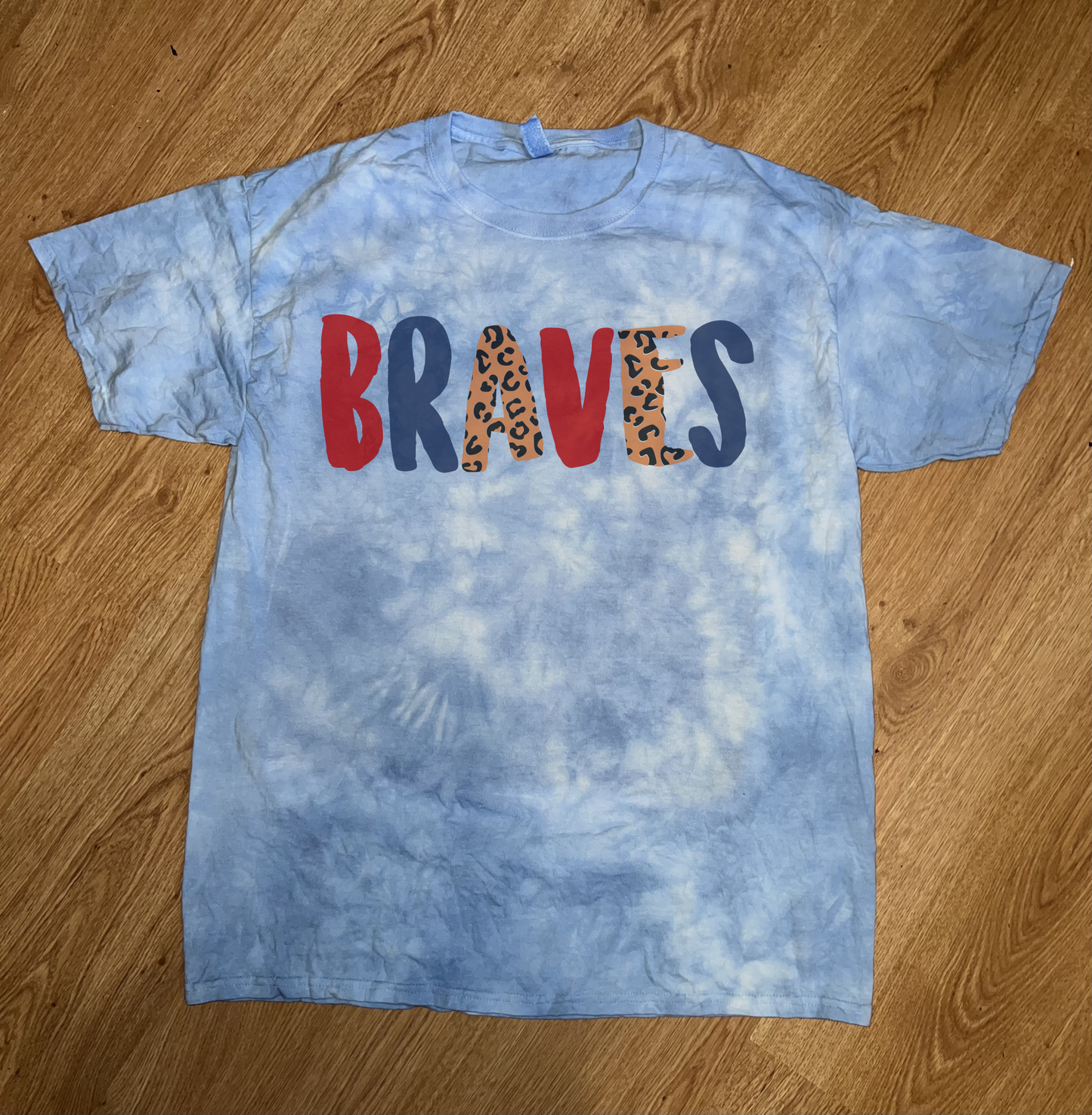 Braves Pattern Dyed Tee